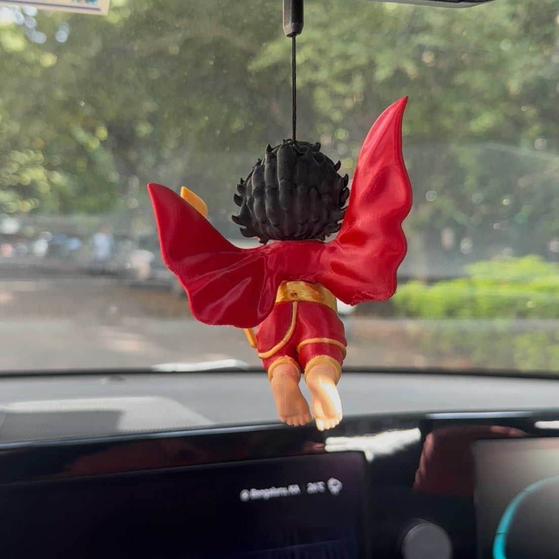 Flying Murugan Car Figurine