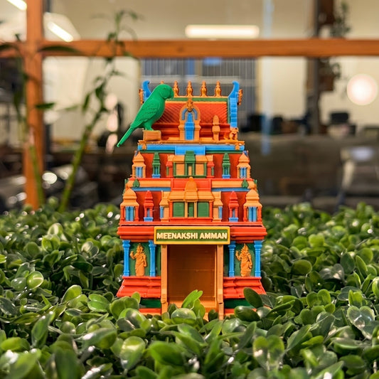 Madurai Meenakshi Manjal Kumkum Holder ā Limited Edition Multicolor Miniature