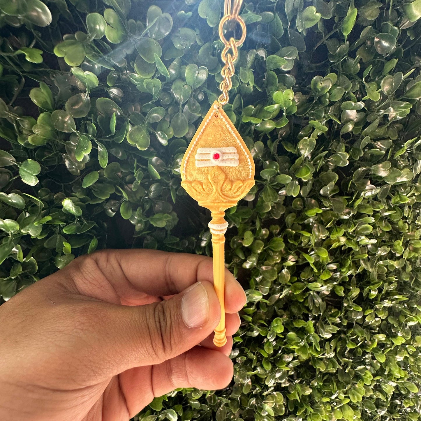 Long Murugan Vel Keychain (Divine Spear – Long Version) | 3D Printed Eco-PLA | Premium Devotional Accessory