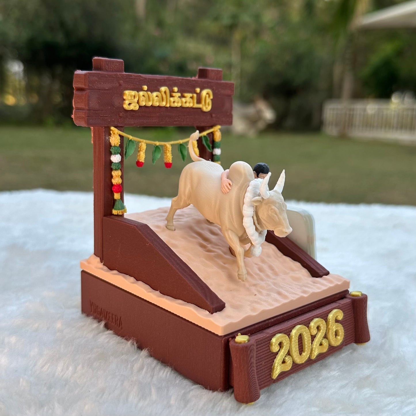 Jallikattu Desk Calendar 2026