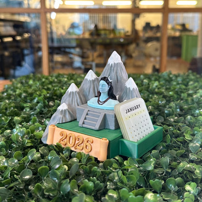 Shiva Himalaya Desk Calendar 2026