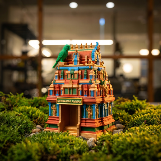 Madurai Meenakshi Manjal Kumkum Holder – Limited Edition Multicolor Miniature