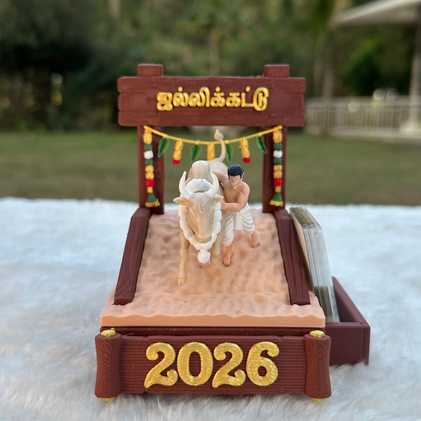 Jallikattu Desk Calendar 2026