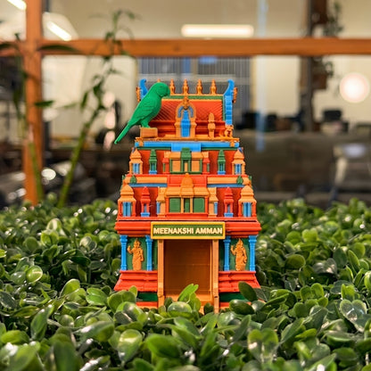 Madurai Meenakshi Manjal Kumkum Holder – Limited Edition Multicolor Miniature