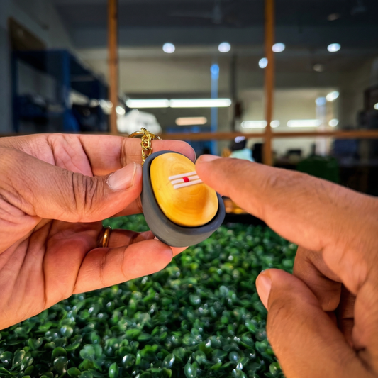 Shiva Lingam Clicker Keychain – Divine Fidget Shiv Ling Key Chain (Exact & Abstract Variants)