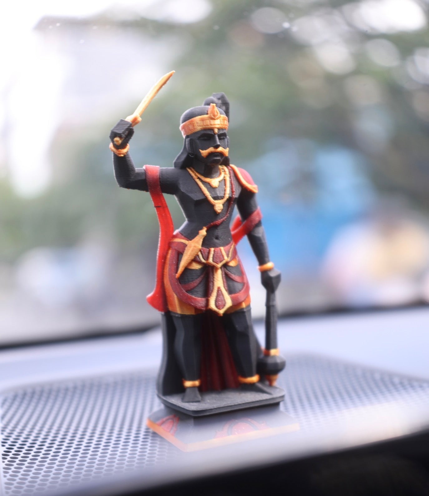 Karuppasamy Dashboard Figurine (3.5 inch height)