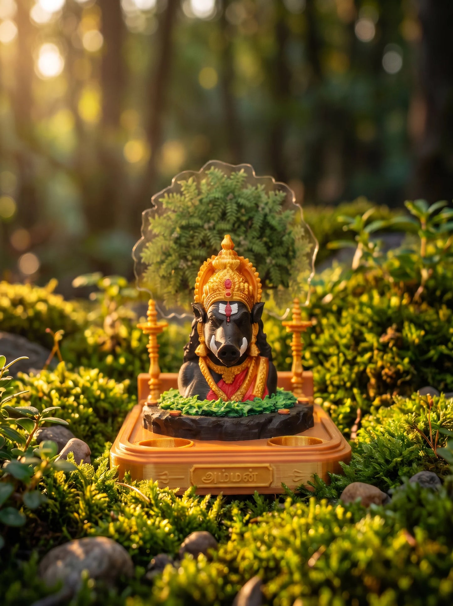 VARAHI AMMAN-Sacred Manjal Kumkum Holder
