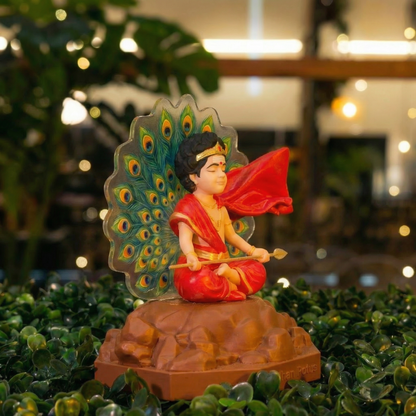 Kandhan Returns – Meditative Murugan Figurine