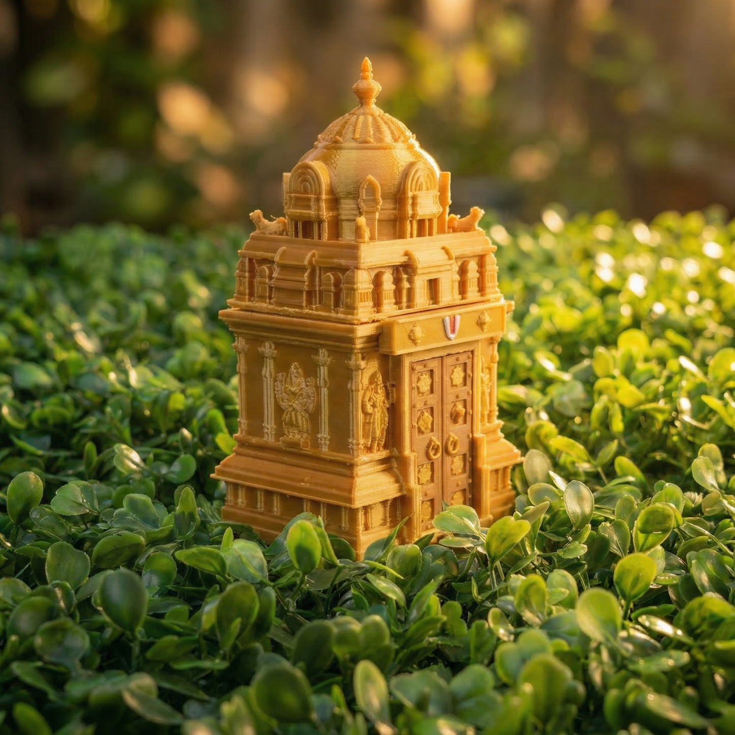 Tirupati Inspired Miniature Jewel Box (4.5 Inch Height)