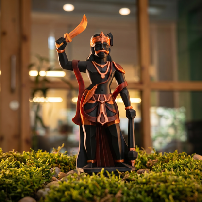Karuppar Swamy Figurine (6 inch) | Guardian Deity Collectible by Yugaveera